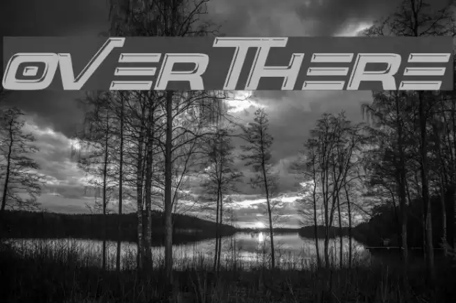 Over There Font examples