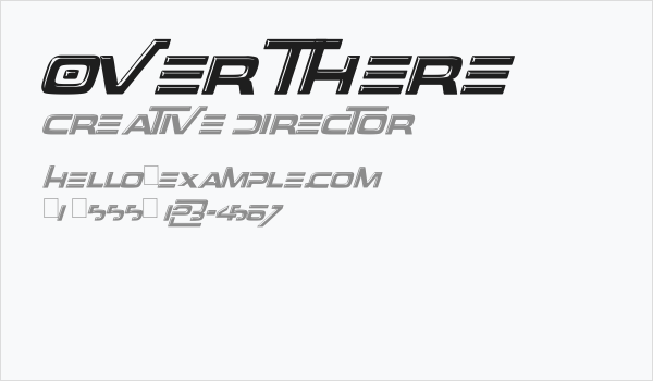 Over There Business Card