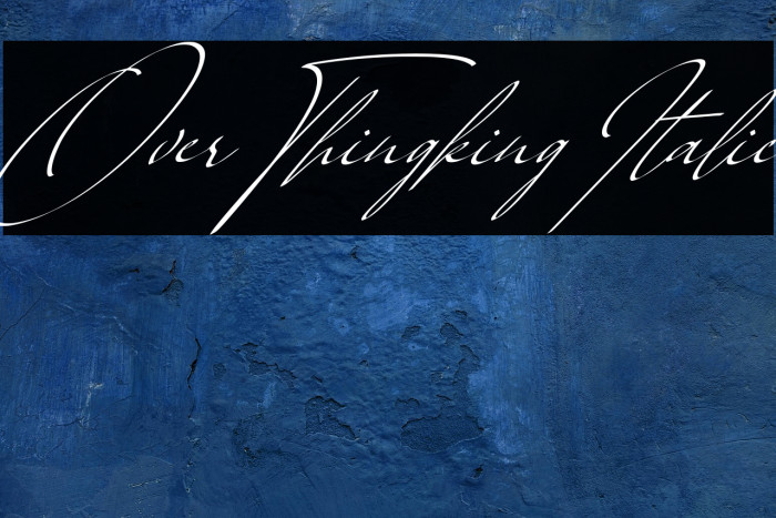 Over Thingking Italic Example 2