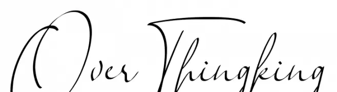 Over Thingking  Frei Schriftart Herunterladen