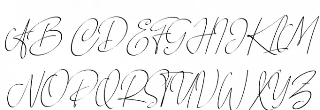 Over Thingking Schriftart Groß