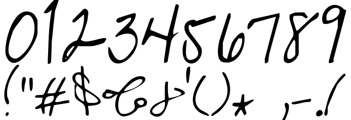 Over the Rainbow Font OTHER CHARS