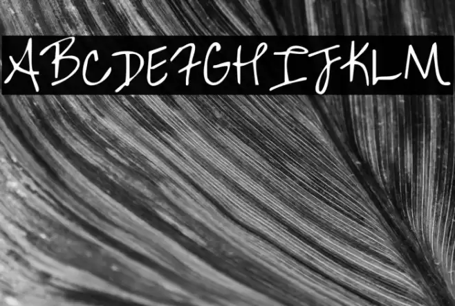 Over the Rainbow Font examples