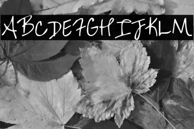 Over the Rainbow Font examples