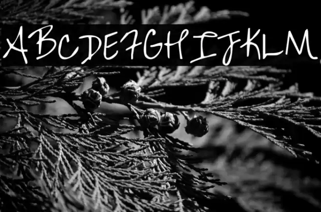 Over the Rainbow Font examples