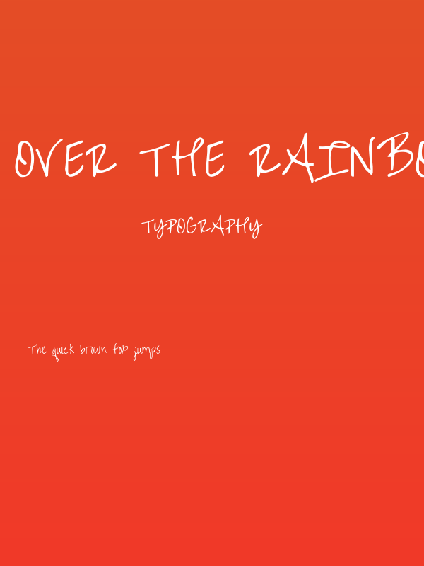 Over the Rainbow Poster