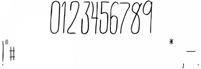 OverAtlanticCity-Regular Font OTHER CHARS