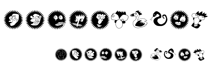 OverHeads Font OTHER CHARS