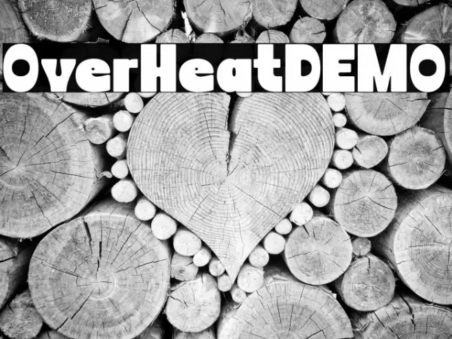 OverHeatDEMO Font examples
