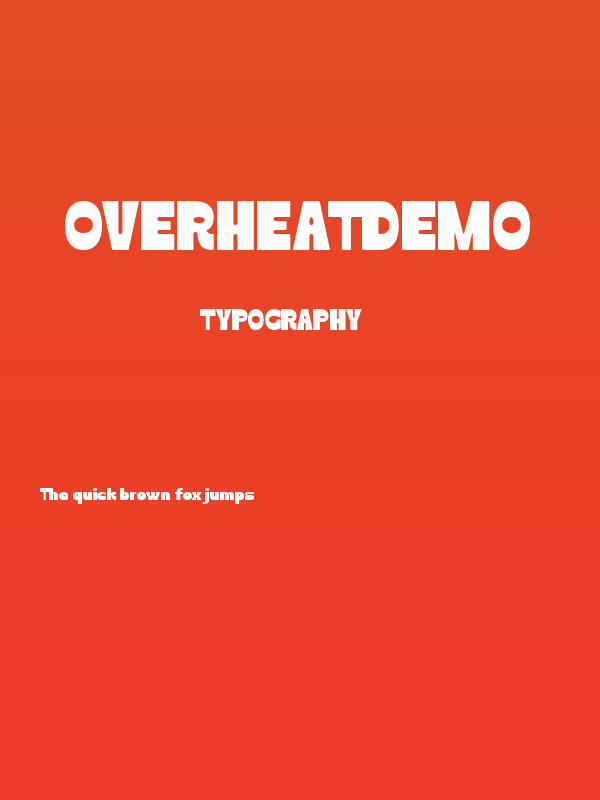 OverHeatDEMO Poster
