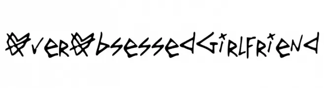 OverObsessedGirlfriend  font caratteri gratis
