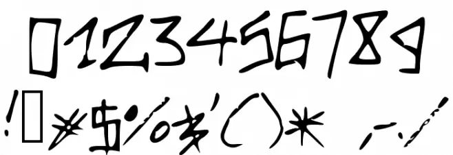 OverObsessedGirlfriend Font OTHER CHARS