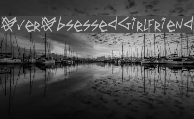 OverObsessedGirlfriend Font examples