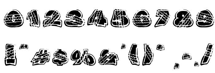 OverRide DSG Font OTHER CHARS