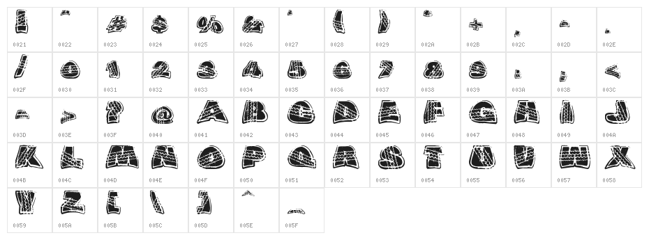 OverRide DSG Character Map
