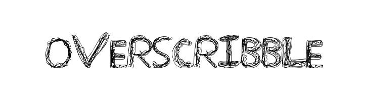 OverScribble  フリーフォントのダウンロード
