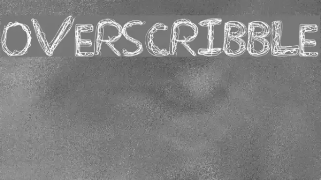 OverScribble Font examples