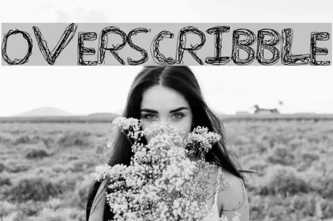 OverScribble Font examples