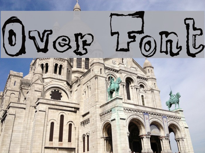 Over Font examples