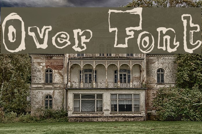 Over Font examples