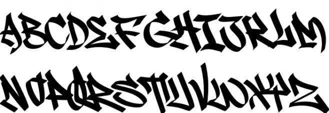 Overals Demo Schriftart Groß