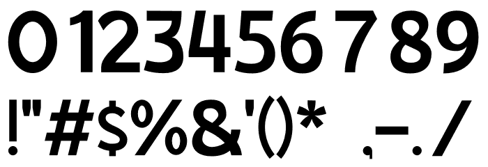 Overbrushing Sans Serif Font OTHER CHARS