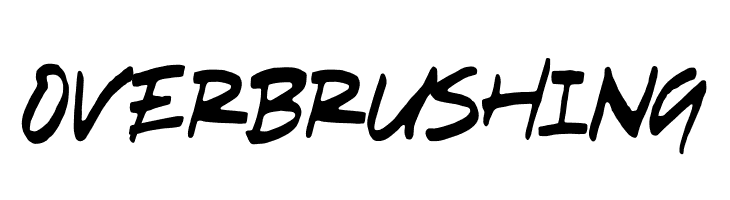 Overbrushing  Fuentes Gratis Descargar