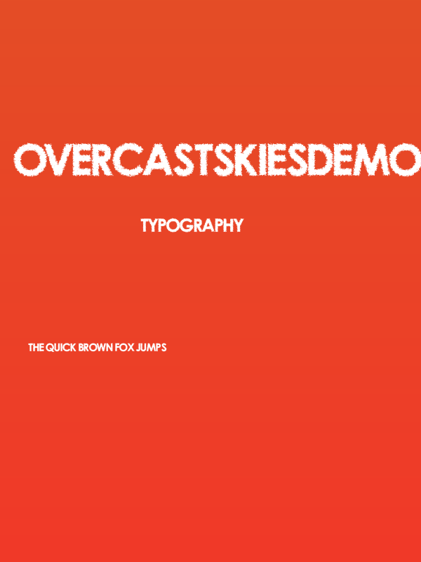 OvercastSkiesDemo Poster