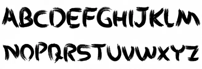 Overcome - LJ- Design Studios Grunge Fonte MINÚSCULAS