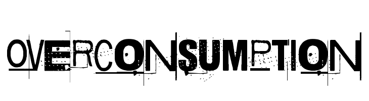 Overconsumption  Frei Schriftart Herunterladen
