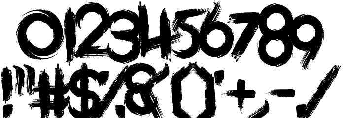 Overdose Sunrise Font OTHER CHARS