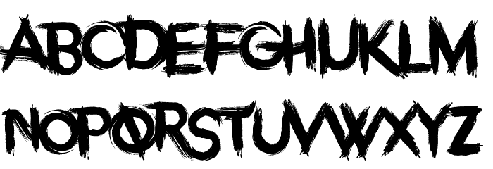 Overdose Sunrise Font LOWERCASE