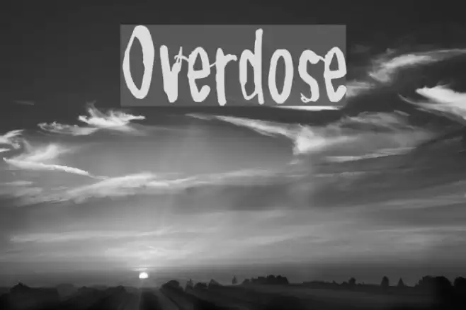 Overdose Font examples