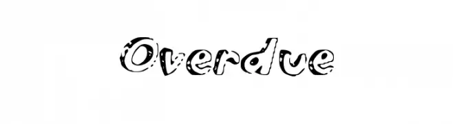 Overdue  تنزيل الخطوط