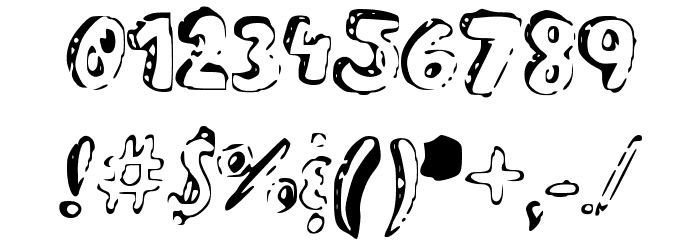 Overdue Font OTHER CHARS