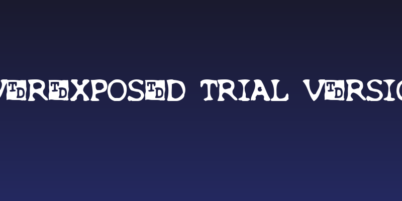 Overexposed Trial Version Social Header