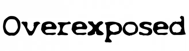 Overexposed  Скачать бесплатные шрифты