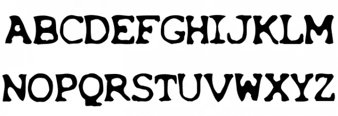 Overexposed Шрифта ВЕРХНИЙ