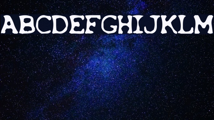 Overexposed Font examples