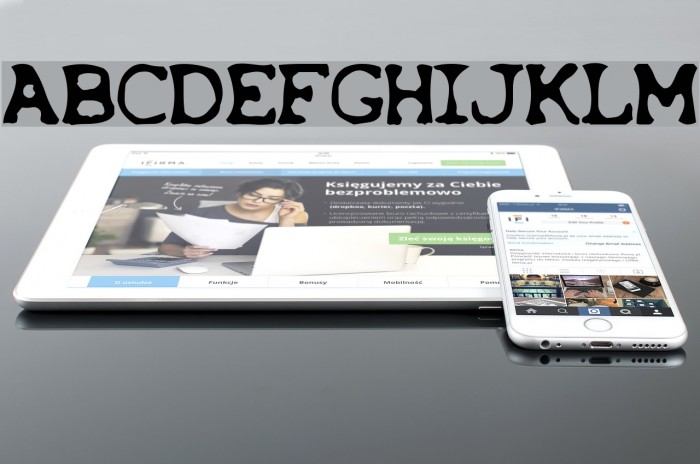 Overexposed Font examples