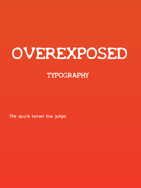 Overexposed Poster