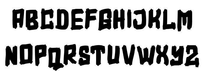 Overfly FREE Font LOWERCASE