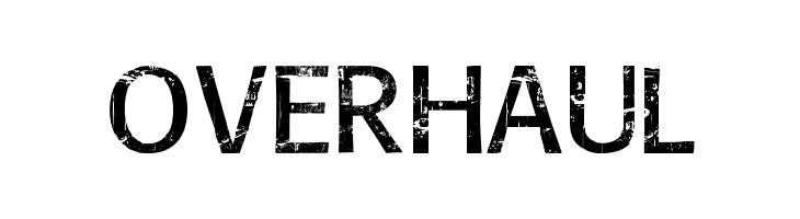 Overhaul  font caratteri gratis