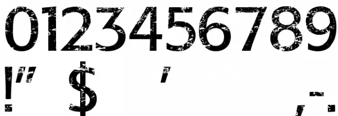 Overhaul Font OTHER CHARS