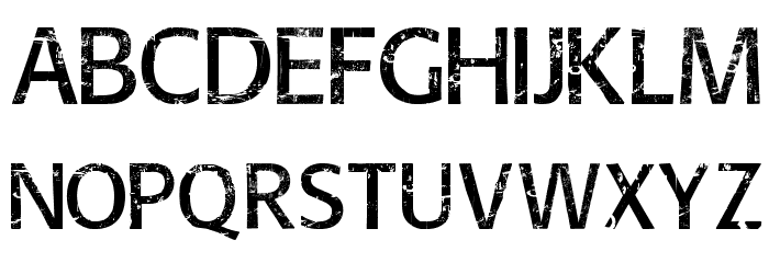 Overhaul Font LOWERCASE