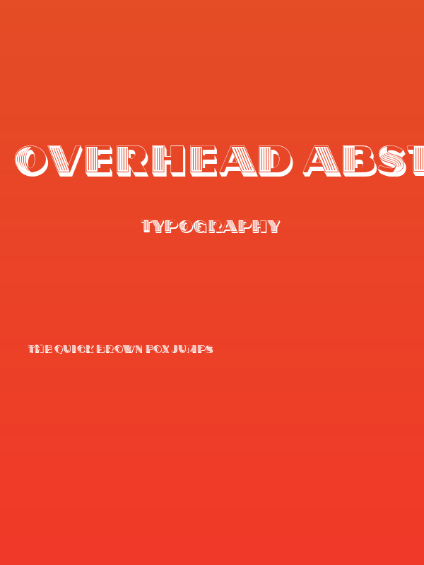 Overhead Abstract Regular Poster