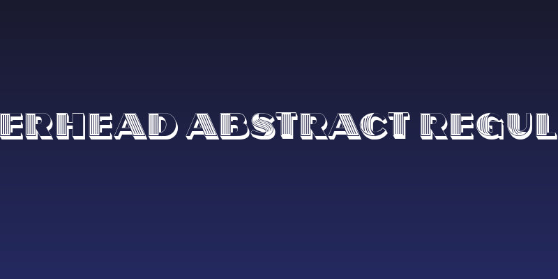 Overhead Abstract Regular Social Header