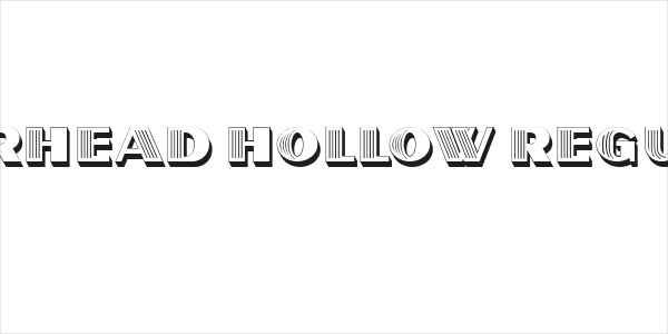 Overhead Hollow Regular Logo