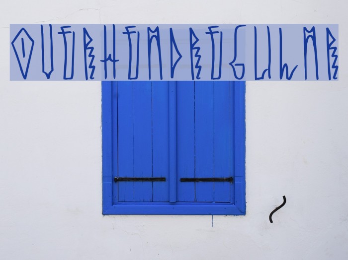 Overhead-Regular Font examples