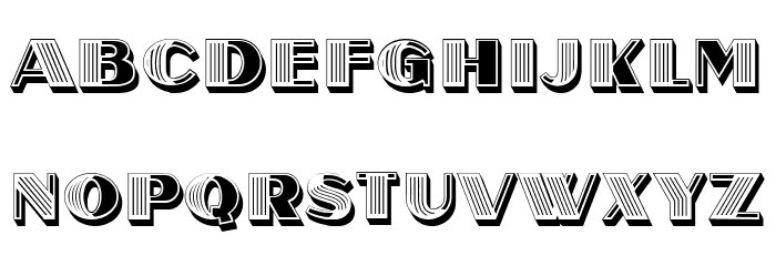 Overhead Rustique Regular Font OTHER CHARS